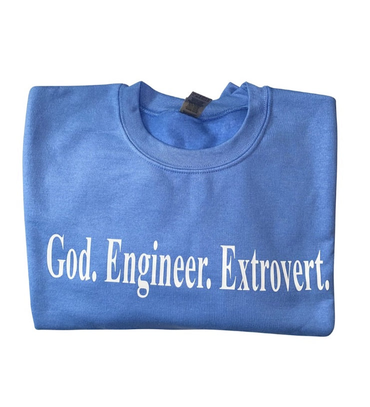 God. Engineer. Extrovert.
